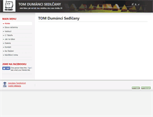 Tablet Screenshot of dumanci.sedlcany.cz
